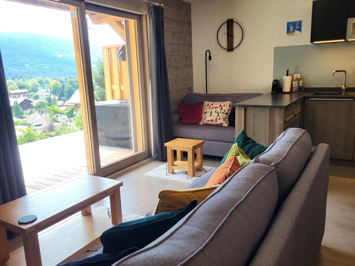 Plein Soleil Modern 3 Bedroom Apartment With Stunning Mountain Views Самоенс Екстер'єр фото